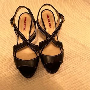 Prada platform sandals